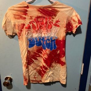 Tie dye Dutch Bros Coffee Tee
